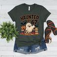 Haunted By 67 Teacher Ghost Pumpkin Halloween Costum Women's Heather T-Shirt Heather Forest Haunted By 67 Teacher Ghost Pumpkin Halloween Costum Women's Heather T-Shirt Heather Forest