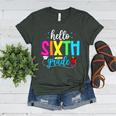 Hello Sixth Grade Cute Back To School 6th Grade Teacher Kids Women's Heather T-Shirt Heather Forest Hello Sixth Grade Cute Back To School 6th Grade Teacher Kids Women's Heather T-Shirt Heather Forest