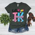 Hello TK Transitional Kindergarten Back To School Teacher Women's Heather T-Shirt Heather Forest