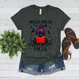 Hocus Pocus Everybody Focus Halloween Teacher For Men Women Women's Heather T-Shirt Heather Forest