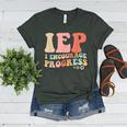 IEP I Encourage Progress Special Education Teacher Graphics Women's Heather T-Shirt Heather Forest IEP I Encourage Progress Special Education Teacher Graphics Women's Heather T-Shirt Heather Forest