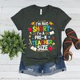 I'm Not Short I'm A Pre-K Teacher Size Back To School Women's Heather T-Shirt Heather Forest I'm Not Short I'm A Pre-K Teacher Size Back To School Women's Heather T-Shirt Heather Forest