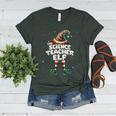I'm The Science Teacher Elf Family Matching Group Christmas Women's Heather T-Shirt Heather Forest