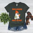 Inclusion Isn't Scary Shirt Halloween SLP Sped Teacher Women's Heather T-Shirt Heather Forest