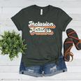 Inclusion Matters Special Education Sped Teacher Vintage Women's Heather T-Shirt Heather Forest