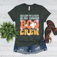 Infant Teacher Boo Crew Ghost Groovy Halloween For Women Women's Heather T-Shirt Heather Forest