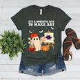 It's A Bootiful Day To Make Art Groovy Art Teacher Halloween Women's Heather T-Shirt Heather Forest It's A Bootiful Day To Make Art Groovy Art Teacher Halloween Women's Heather T-Shirt Heather Forest