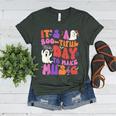 It's a Bootiful Day To Make Music Halloween Music Teacher Women's Heather T-Shirt Heather Forest