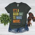 It's A Good Day To Make Music Music Lover Teacher Women's Heather T-Shirt Heather Forest