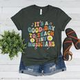 Its A Good Day To Teach Tiny Musicians Music Teacher Flower Women's Heather T-Shirt Heather Forest