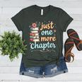 Just One More Chapter Book Reading Floral Teacher Book Lover Women's Heather T-Shirt Heather Forest Just One More Chapter Book Reading Floral Teacher Book Lover Women's Heather T-Shirt Heather Forest
