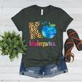 K Is For Kindergarten Teacher Tie Dye Back To School Kinder For Men Women Girls Kids Women's Heather T-Shirt Heather Forest K Is For Kindergarten Teacher Tie Dye Back To School Kinder For Men Women Girls Kids Women's Heather T-Shirt Heather Forest
