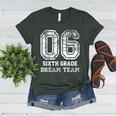 Kids Hello Sixth Back To School 6th Grade Dream Team Teacher Women's Heather T-Shirt Heather Forest Kids Hello Sixth Back To School 6th Grade Dream Team Teacher Women's Heather T-Shirt Heather Forest