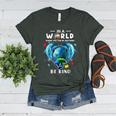 Be Kind Dolphin Autism Awareness Back To School Teacher Men Women Kids Women's Heather T-Shirt Heather Forest Be Kind Dolphin Autism Awareness Back To School Teacher Men Women Kids Women's Heather T-Shirt Heather Forest