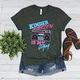 Kindergarten Is My Jam Vintage 80s Boombox Teacher Student Women's Heather T-Shirt Heather Forest