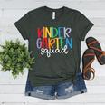 Kindergarten Squad Team Crew Teacher Back To School Women's Heather T-Shirt Heather Forest Kindergarten Squad Team Crew Teacher Back To School Women's Heather T-Shirt Heather Forest