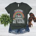 Kindergarten Teacher Tiny Humans Pre-School Teacher Women's Heather T-Shirt Heather Forest Kindergarten Teacher Tiny Humans Pre-School Teacher Women's Heather T-Shirt Heather Forest