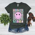 Kindergarten Vibes First Day Of School Kindergarten Teacher Women's Heather T-Shirt Heather Forest Kindergarten Vibes First Day Of School Kindergarten Teacher Women's Heather T-Shirt Heather Forest