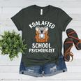 Koalafied School Psychologist Koala Lover Psychology Teacher Women's Heather T-Shirt Heather Forest