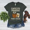 Latina Teacher Bilingual Educator Spanish Heritage Empower Women's Heather T-Shirt Heather Forest