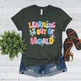 Learning Is Out Of This World Solar System Science Teacher Women's Heather T-Shirt Heather Forest Learning Is Out Of This World Solar System Science Teacher Women's Heather T-Shirt Heather Forest