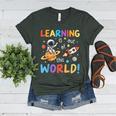 Learning Is Out Of This World Space Back To School Teacher Women's Heather T-Shirt Heather Forest Learning Is Out Of This World Space Back To School Teacher Women's Heather T-Shirt Heather Forest