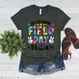 Let The Games Field Day Begin Tie Dye Adults Teacher Kids Women's Heather T-Shirt Heather Forest