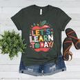 Let's Learn Today Teacher Motivational Back To School Women's Heather T-Shirt Heather Forest Let's Learn Today Teacher Motivational Back To School Women's Heather T-Shirt Heather Forest
