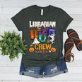 Librarian Boo Crew Teacher Student Halloween Costume Women's Heather T-Shirt Heather Forest Librarian Boo Crew Teacher Student Halloween Costume Women's Heather T-Shirt Heather Forest