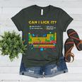 Can I Lick It Periodic Table Science Teacher Student Premium Tri-Blend Women's Heather T-Shirt Heather Forest Can I Lick It Periodic Table Science Teacher Student Premium Tri-Blend Women's Heather T-Shirt Heather Forest