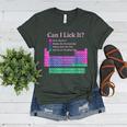 Can I Lick It Periodic Table Teacher Student Kids Women's Heather T-Shirt Heather Forest Can I Lick It Periodic Table Teacher Student Kids Women's Heather T-Shirt Heather Forest