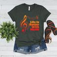 Life Is Better With Music Theory Musician Teacher Notes Clef Women's Heather T-Shirt Heather Forest Life Is Better With Music Theory Musician Teacher Notes Clef Women's Heather T-Shirt Heather Forest