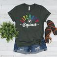 Literacy Squad Reading Teacher Interventionist Specialist Women's Heather T-Shirt Heather Forest