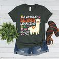 Llama Learning T Shirt Teachers Students Alpaca Lovers Women's Heather T-Shirt Heather Forest Llama Learning T Shirt Teachers Students Alpaca Lovers Women's Heather T-Shirt Heather Forest