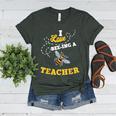 I Love Bee-Ing A Teacher Honey Bee Job Profession Women's Heather T-Shirt Heather Forest