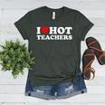I Love Hot Teachers Women's Heather T-Shirt Heather Forest I Love Hot Teachers Women's Heather T-Shirt Heather Forest