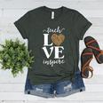 Love Leopard Print Teacher Cheetah School Inspire Teach Women's Heather T-Shirt Heather Forest Love Leopard Print Teacher Cheetah School Inspire Teach Women's Heather T-Shirt Heather Forest