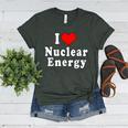 I Love Nuclear Energy School Teacher Women's Heather T-Shirt Heather Forest I Love Nuclear Energy School Teacher Women's Heather T-Shirt Heather Forest