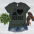 I Love Science Lover Teacher Scientist Sciences Women's Heather T-Shirt Heather Forest I Love Science Lover Teacher Scientist Sciences Women's Heather T-Shirt Heather Forest