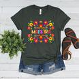 Maestra Cinco De Mayo Spanish Mexican Teacher Women's Heather T-Shirt Heather Forest