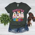 Maestra Pantasmas Conchas Teacher Mexican Halloween Women's Heather T-Shirt Heather Forest