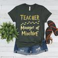 Magical Teacher Manager Of Mischief Birthday Family Party Women's Heather T-Shirt Heather Forest