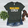 Mahjong Coach Coaching Trainer Teacher Women's Heather T-Shirt Heather Forest Mahjong Coach Coaching Trainer Teacher Women's Heather T-Shirt Heather Forest