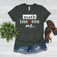 Math Inspires Me Spelled With Pi Day Teacher Women's Heather T-Shirt Heather Forest Math Inspires Me Spelled With Pi Day Teacher Women's Heather T-Shirt Heather Forest