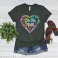 Do The Math Multiply Love Add Hope Math Teacher Tie Dye Women's Heather T-Shirt Heather Forest Do The Math Multiply Love Add Hope Math Teacher Tie Dye Women's Heather T-Shirt Heather Forest