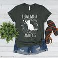 Math Nerd Math Teacher Cat Lover I Love Math And Cats Women's Heather T-Shirt Heather Forest Math Nerd Math Teacher Cat Lover I Love Math And Cats Women's Heather T-Shirt Heather Forest