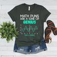 Math Puns Are a Sine Of Genius Math Teacher T-Shirt Women's Heather T-Shirt Heather Forest Math Puns Are a Sine Of Genius Math Teacher T-Shirt Women's Heather T-Shirt Heather Forest
