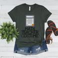 Math Teacher Costume Tshirt Halloween High School Calculator Women's Heather T-Shirt Heather Forest
