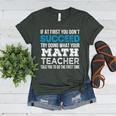 Math Teacher If At First You Don't Succeed Women's Heather T-Shirt Heather Forest Math Teacher If At First You Don't Succeed Women's Heather T-Shirt Heather Forest