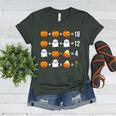 Math Teacher Halloween Equation Pumpkin Ghost Candy Corn Women's Heather T-Shirt Heather Forest Math Teacher Halloween Equation Pumpkin Ghost Candy Corn Women's Heather T-Shirt Heather Forest